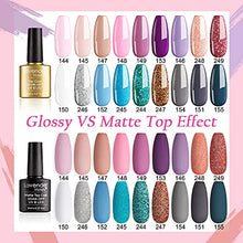 Load image into Gallery viewer, Lavender Violets 21 Pcs Gel Nail Polish Most Wanted Gift Set Soak Off UV LED Base,Glossy n Matte Top Coat for Nail Art Salon Design F984