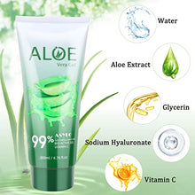 Load image into Gallery viewer, ASYBO 200 ML Aloe Vera Gel – 99% Organic Pure Aloe Vera Hydrating Face & Body Moisturizer, Natural Aloe Cream for Dry Skin, Sunburn, Acne, Soothing & Moisturizing