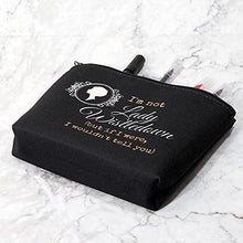 Load image into Gallery viewer, G2TUP Lady Whistledown Merchandise Toiletry Bags Bridgerton Present for Fans I'm Not Lady Whistledown Cosmetic Case (I'm not Lady Whistledown)
