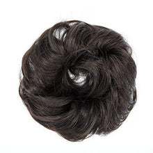 Load image into Gallery viewer, ZAIQUN Messy Hair Bun Extensions Wavy Curly Hair Updo Donut Chignons Scrunchy Scrunchie Hair Ribbon Ponytail Wig