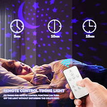 Load image into Gallery viewer, Girls Toys for 2-8 Year Old Kids, Timer Rotation Star Projector Night Light for Kids Age 3-8, Girls Gifts for 2-9 Year Old Kids, Birthday Gifts for Girls Xmas Stocking Fillers for Kids Age 4-9