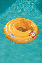 Load image into Gallery viewer, Bestway Baby Swim Safe Seat (Step A) Learn to Swim Round Inflatable, Yellow, 0-12 Months