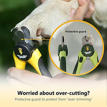 Load image into Gallery viewer, Thunderpaws Professional-Grade Dog Nail Clippers with Protective Guard and Safety Lock (Medium to Large Breeds, Green)