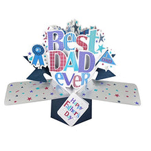 Load image into Gallery viewer, Second Nature Father's Day 'Best Dad Ever' Pop Up Card - FPOP001