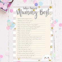 Load image into Gallery viewer, Baby Shower Games - The Ultimate Big Baby Shower Game Cloud Bundle 5 in 1 (BSCLOUD5IN1)