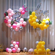 Load image into Gallery viewer, ZHIQIYI 66inch Round Balloon Arch Stand, Balloon Garland Balloon Hoop Frame Kit, Including Balloon Decoration Accessories, for Wedding, Birthdays, Baby Showers, Party Backdrop Frame Stand.