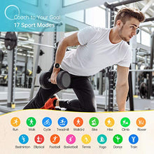 Load image into Gallery viewer, UMIDIGI Urun Smart Watch, Fitness Tracker with Heart Rate Monitor & Blood Oxygen Saturation, Built-in GPS Sports Watch, 5 ATM Waterproof Smartwatch for Men Women Compatible with iPhone Android Phones