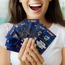Load image into Gallery viewer, DrDent Premium Teeth Whitening Strips - 20 Whitening Sessions - Non-Sensitive Formula - 40 Peroxide Free Whitening Strips - Safe for Enamel + Mouth Opener Included
