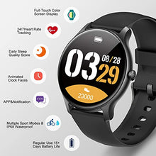 Load image into Gallery viewer, AZTTKIA Smart Watch, Fitness Tracker with 1.3''Full Touch Screen, Activity Trackers with 24/7 Heart Rate, Sleep Monitor, Step Counter for Men Women Kids, IP68 Waterproof Sport Watch for iOS Android