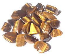 Load image into Gallery viewer, 5 x Tigers Eye Gold Tumble Stone Crystal - Healing Crystal - Protection, Willpower, Courage - Crystal Therapy Tumblestone