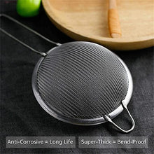 Load image into Gallery viewer, Sieve / Strainer | Pack of 3 | 7cm, 12cm & 18cm | Marine-Grade Stainless Steel | Finest Mesh | Temperature-Proof | No Sharp Edges | Anti-Corrosive | Bend-Proof