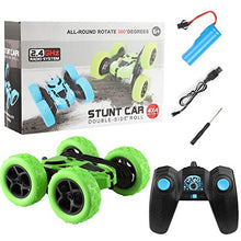 Load image into Gallery viewer, DDiswoee&Diswoe Remote Control Car RC Cars Stunt Car Toy, 4WD 2.4Ghz Remote Control Car Double Sided Rotating Vehicles 360° Flips with Headlights, Kids Toy Cars for Boys & Girls Birthday Christmas