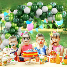 Load image into Gallery viewer, GREMAG Balloons Arch Kit, 107PCS Green Balloon Garland Kit Balloons Arch Kit, Latex Balloons Party Reusable Balloons for Birthday Decoration Party Supplies Wedding Party Decoration Supplies