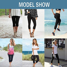 Load image into Gallery viewer, Gnpolo Womens Black High Waisted Leggings Plus Size Soft Tight Slim Tummy Control Yoga Pants