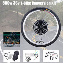 Load image into Gallery viewer, Viribus 36V 500W 26" Electric Bikes Conversion Kit Rear Wheel E-Bike Conversion Kit Hub Motor Electric Bike Wheel Conversion Kit