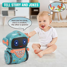 Load image into Gallery viewer, KaeKid Robot Toys for Kids, Interactive Smart Robot with Voice Control, Speech Recognition, Singing, Dancing, Repeating and Recording, Telling a Story, Gifts for 3 4 5 6 7 Year Old (Blue)