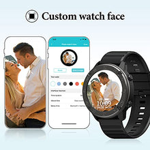Load image into Gallery viewer, IOWODO X5 Smart Watch for Men, Women 1.3in Full Touch Screen Fitness Tracker w Heart Rate Sleep Monitor, 5ATM Waterproof Fitness Watch w Calorie Step Counter, Smartwatch for iPhone Android Phones