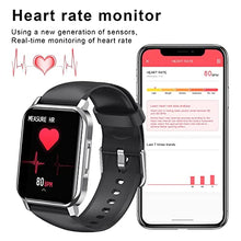 Load image into Gallery viewer, NinKiyco Watches Men, Smart Watch with Blood Pressure Heart Rate Sleep Monitor, Fitness Tracker Step Counter Watch for Men Him Kids Dad Boyfriend Teenage Boys for iPhone Android Phone