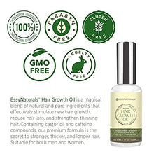Load image into Gallery viewer, Natural Hair Growth Oil with Caffeine and Biotin - Hari Growth Serum For Stronger, Thicker, Longer Hair, 1.7 oz (1 Pack)