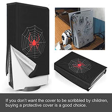 Load image into Gallery viewer, Anti-Dust Cover for PS5,Protective Cover for Sony Playstation 5,Anti Scratch Waterproof Dust Proof,PS5 Accessories (Black Spider)