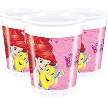 Load image into Gallery viewer, Disney Princess Party Supplies Girls Complete Birthday Party Tableware Set 16 Guests- Disney Princess Plates Cups Napkins Tablecloth