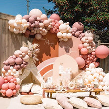 Load image into Gallery viewer, Olive Green Balloon Garland Kit Avocado Pink White Balloon Arch Dusty Pink Balloons Pearl White Latex Balloons Set For Weddings Anniversary Gender Reveal Baby Shower Birthday Graduation Bridal Party