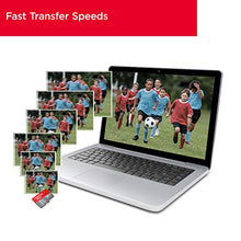 Load image into Gallery viewer, SanDisk Ultra 256GB microSDXC Memory Card + SD Adapter with A1 App Performance Up to 120 MB/s, Class 10, U1, Red/Grey