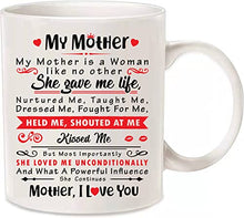 Load image into Gallery viewer, She Gave Me Life-Mother's Day Gifts-Birthday Gifts For Women From Daughter, Son-Best Gifts For Mom-Ceramic Coffee Mugs -11 OZ Fun & Cool Novelty Tea Cup