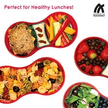 Load image into Gallery viewer, TUM TUM Kids Lunch Box with Dipping Pot Separator, Childrens Healthy Lunchbox - Bugs