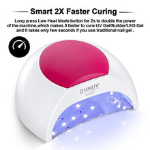 Load image into Gallery viewer, UV Nail Lamp, SUNUV 48W Professional UV Light for Gel Nails with Timer and Sensor, Manicure and Pedicure Nail Art Tools for Home and Salon