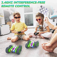 Load image into Gallery viewer, Baztoy Remote Control Car Toys Kids Boys 4WD Electronic 2.4GHz RC Crawler Racing Car Rechargeable Offroad Fast RC Car Stunt Vehicles Games Children 3-12 Year Old Birthday Gift Present Indoor Outdoor