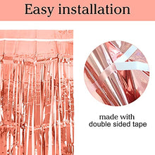 Load image into Gallery viewer, ASTARON Rose Gold Birthday Party Decorations Set, Contain Happy Birthday Banner, Balloons, Confetti, Tablecloth, Birthday Sash for Girl Women's Party Supplies
