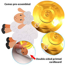 Load image into Gallery viewer, JOYIN 31 PCS Easter Decorations Egg Bunny Foil Swirl Party Hanging Decoration Mega Value Kit for Easter and Themed Party Decoration