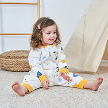 Load image into Gallery viewer, ZIGJOY Baby Sleeping Bag with Legs Long Sleeve 100% Cotton Baby Wearable Blanket Anti-kick Sleep Sack Pyjamas for Infant Toddler Kids Boys Girls from 19-36 Months Little Monster