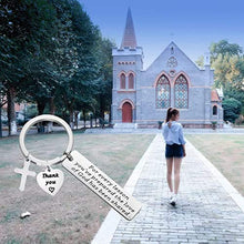 Load image into Gallery viewer, Sunday School Teacher Appreciation Gifts for Every Lesson You've Prepared The Love of God Has Been Shared Religious Bible Study Teacher Keychain Gift (Every Lesson Keychain)