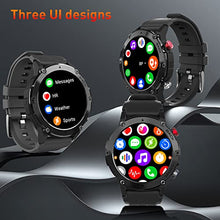 Load image into Gallery viewer, LEMFO Smart Watch for Men, 1.32'' Answer and Make Calls Fitness Watch, Sports Fitness Tracker with Heart Rate Blood Pressure Sleep Monitor, Bluetooth Smartwatch for iOS Android Phones