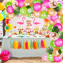 Load image into Gallery viewer, Kreatwow Two Wild Birthday Decorations Girl Balloon Garland Arch Kit for Jungle Safari 2nd Birthday Party Supplies 94 Pack