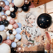 Load image into Gallery viewer, Balloons Arch Black Nude Balloons Pink Blue Balloon Garland Coffee Rose Gold Latex Neutral Balloons Kit For Girls Celebration Graduation Bachelorette Engagement Anniversary Birthday Party