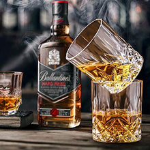 Load image into Gallery viewer, Personalised Whiskey Tumbler Custom Gift for Men Dad Grandpa Daddy Him Husband Engraved Whisky Glass for Birthday Father's Day Christmas Gift with Any Name (Text)