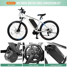 Load image into Gallery viewer, Bafang eBike Conversion Kit Mid Drive Motor 48V 500W for Mountain Bike, Road Bike, 46T Chainring Mid Motor BBS01B Pedelec DIY Electric Bike Converter for Adults, NO BATTERY