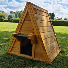 Load image into Gallery viewer, FeelGoodUK Cat Tree Cat Bed Cat House Animal Hide House Rabbit Guinea Pig Hut (Natural)