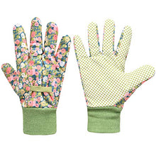 Load image into Gallery viewer, Gardening Gloves for Women 2 Pairs, Ladies Gardening Gloves Comfortable Breathable Non-Slip Flexible,Garden working Gloves with Soft PVC Dots (Small/Medium,Green)