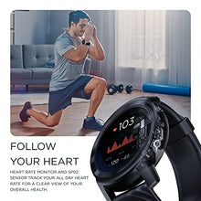 Load image into Gallery viewer, Motorola Moto Watch 100 - 42mm Smartwatch with GPS for Men & Women, Up to 14 Day Battery, 24/7 Heart Rate, SpO2, 5ATM Water Resistant, Always-on Display, iOS Android Compatible - Glacier Silver