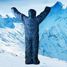 Load image into Gallery viewer, YLWJ Sleeping Bag Adult Sleeping Bag With Arms Legs Sleeping Tent With Chest Zipper For Camping In The Wild Home