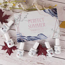 Load image into Gallery viewer, Perfect Summer Lavender Gel Nail Polish Set - Pastel Nude Purple Colour Gel Polish Set UV LED Soak Off Nail Salon Set Varnish Manicure, 8ml each