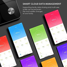 Load image into Gallery viewer, Scales for Body Weight - Smart Body Fat Scales Composition Analyzer Monitor, High Precision Measuring for BMI, Visceral Fat, Muscle, Body Age etc, Smart APP for Fitness Tracking(Black)