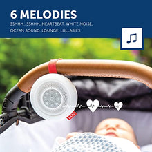Load image into Gallery viewer, Zazu Kids Suzy The Shusher On-The-Go Portable Baby Soother, 6 Calming Sounds Stop Babies from Crying, Battery-Operated Sound and White Noise Machine Baby Sleep Aid - Timer, Volume Control, Cry Sensor