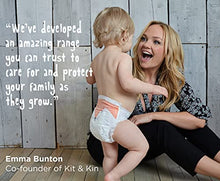 Load image into Gallery viewer, Kit & Kin Eco Nappies Size 4 Hypoallergenic and Sustainable (34 x 4 Packs, 136 Nappies)