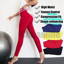 Load image into Gallery viewer, Chriamille Textured Yoga Pants Ruched Butt Lifting Anticellulite Leggings for Women High Waisted Booty Scrunch Tights