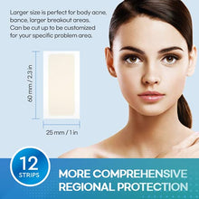 Load image into Gallery viewer, MEEYEE Large Acne Pimple Patch, Spot Treatment, Acne Dots, Pimple Stickers, 6 packs -12 Strips